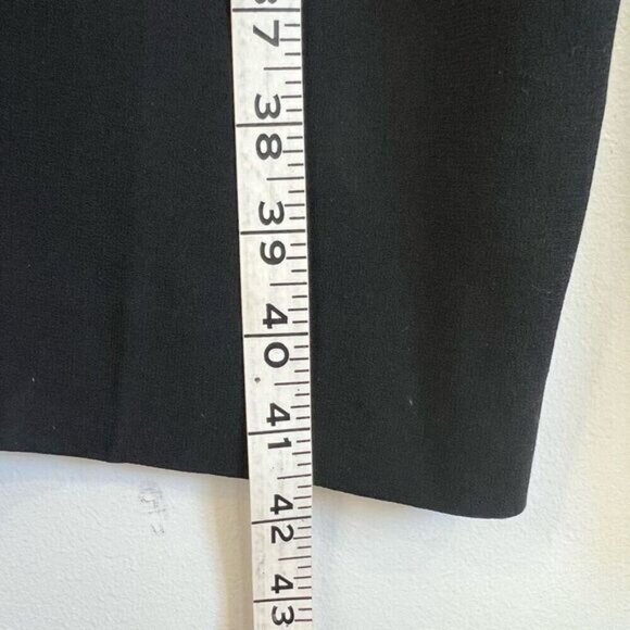 Babaton Fine Japanese Fabric Black Pull On Tapered High Waisted Ankle Pants 2 - Picture 7 of 15